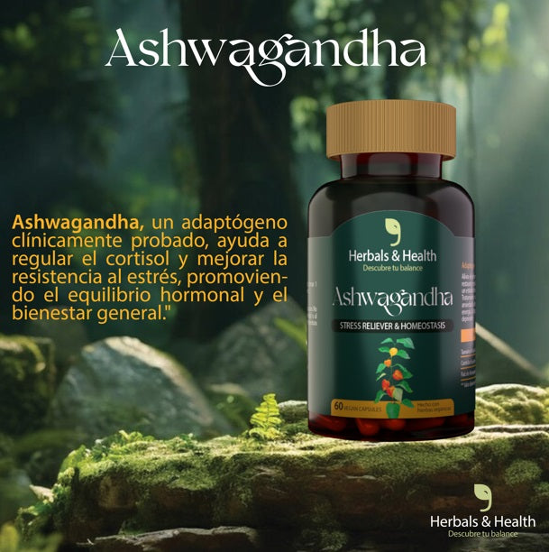 Relájate de forma natural con Ashwagandha .