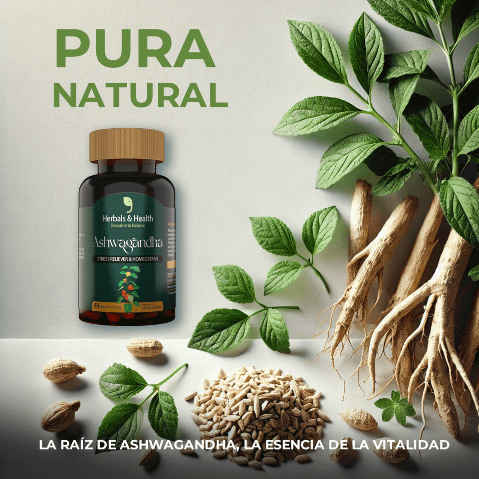 Relájate de forma natural con Ashwagandha .